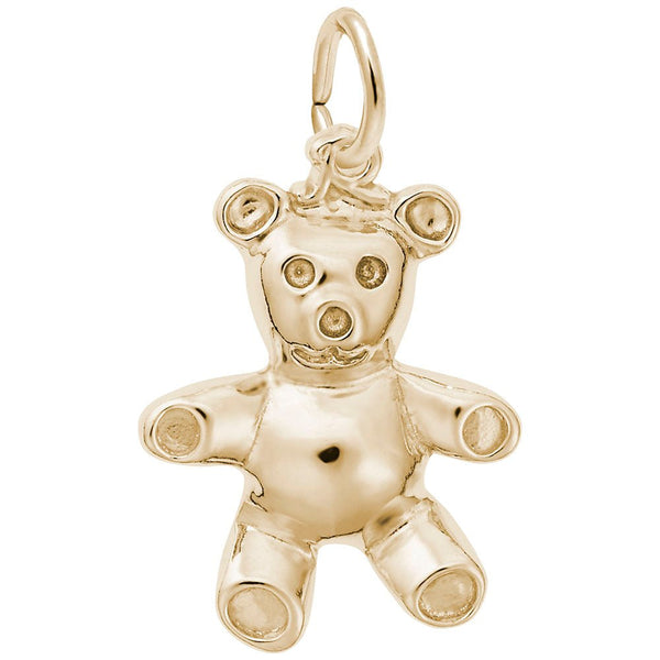 Rembrandt Charms - Stuffed Bear Charm - 8189 Rembrandt Charms Charm Birmingham Jewelry 