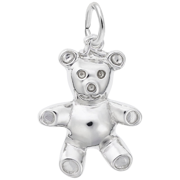 Rembrandt Charms - Stuffed Bear Charm - 8189 Rembrandt Charms Charm Birmingham Jewelry 