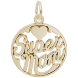 Rembrandt Charms - Super Mom Charm - 6146 Rembrandt Charms Charm Birmingham Jewelry 