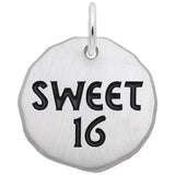Rembrandt Charms - Sweet Sixteen Tag Charm - 8436 Rembrandt Charms Charm Birmingham Jewelry 