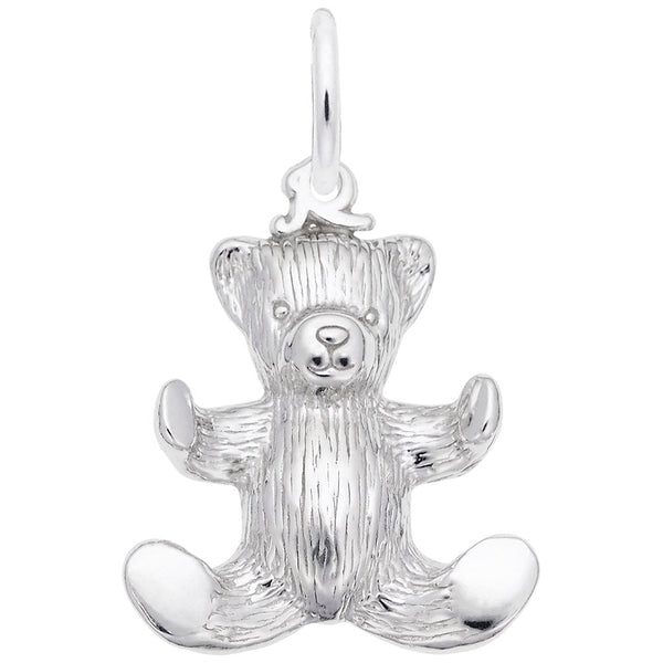 Rembrandt Charms - Teddy Bear Charm - 8243 Rembrandt Charms Charm Birmingham Jewelry 