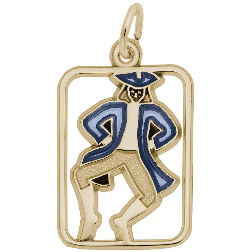 Rembrandt Charms - Ten Lords a Leaping Charm - 3910 Rembrandt Charms Charm Birmingham Jewelry 