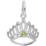 Rembrandt Charms - Tiara With August Stone - 1548-008 Rembrandt Charms Charm Birmingham Jewelry 