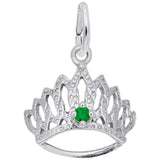 Rembrandt Charms - Tiara With May Stone - 1548-005 Rembrandt Charms Charm Birmingham Jewelry 