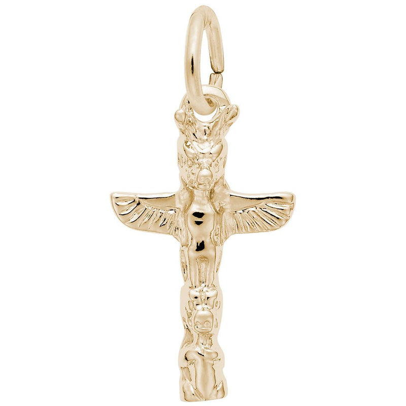 Rembrandt Charms - Totem Pole – Banff Charm - 0131-003 Rembrandt Charms Charm Birmingham Jewelry 