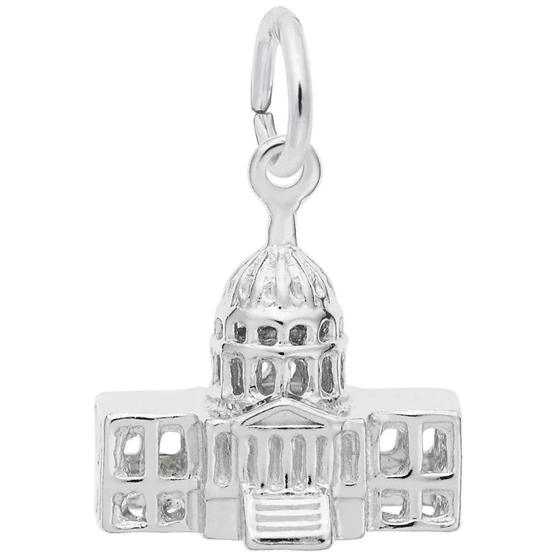 Rembrandt Charms - United States Capitol Building Charm - 8251 Rembrandt Charms Charm Birmingham Jewelry 