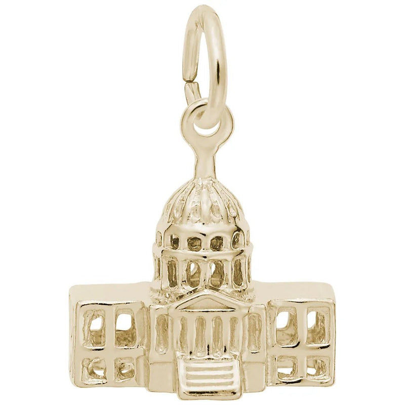 Rembrandt Charms - United States Capitol Building Charm - 8251 Rembrandt Charms Charm Birmingham Jewelry 