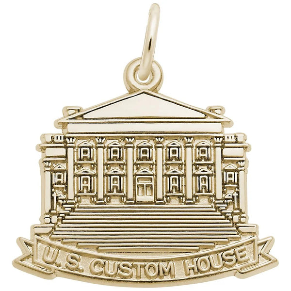 Rembrandt Charms - Rembrandt Charms - U.S. Custom House Charm - 3880 - Birmingham Jewelry