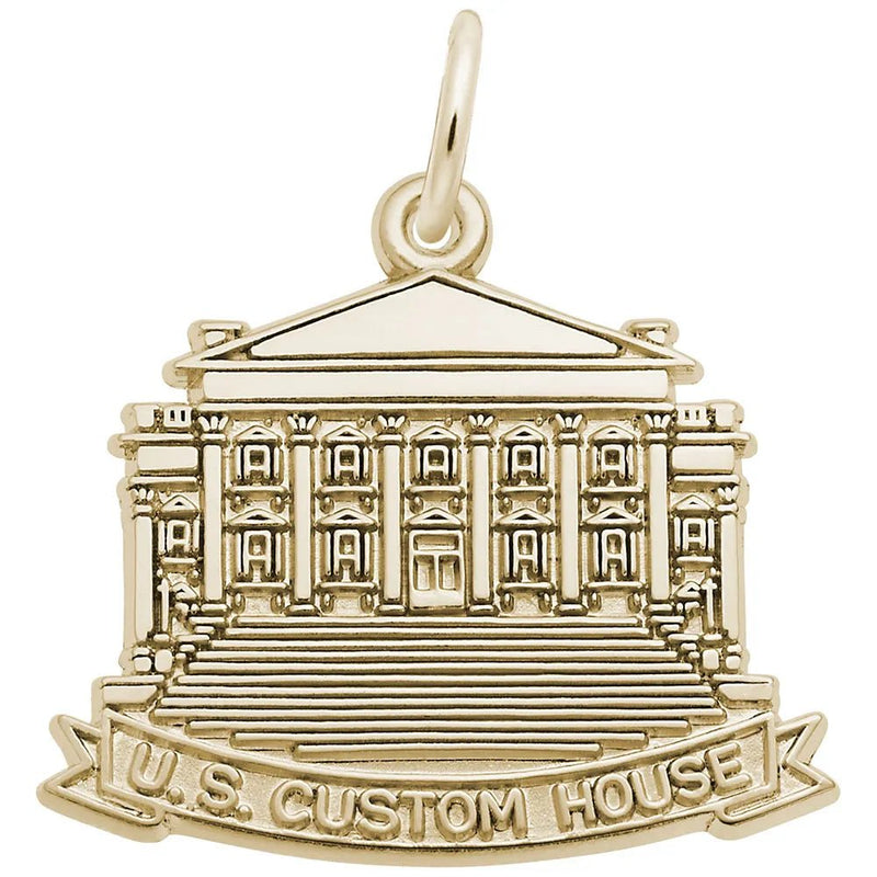 Rembrandt Charms - Rembrandt Charms - U.S. Custom House Charm - 3880 - Birmingham Jewelry