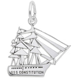 Rembrandt Charms - USS Constitution Charm - 2955 Rembrandt Charms Charm Birmingham Jewelry 