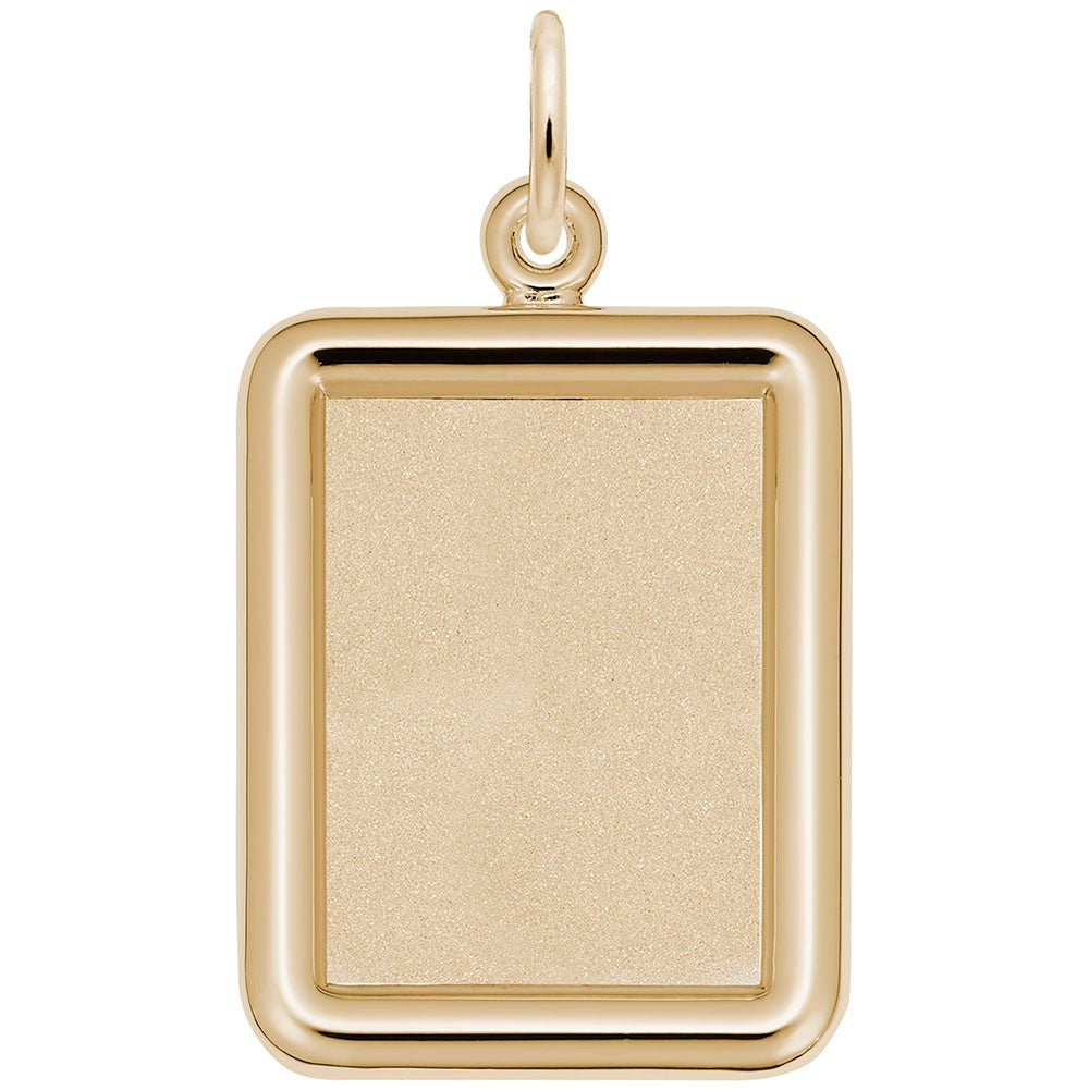 Rembrandt Charms - Vertical Round Corner Rectangle Photoart Charm - 8611 Rembrandt Charms Charm Birmingham Jewelry 