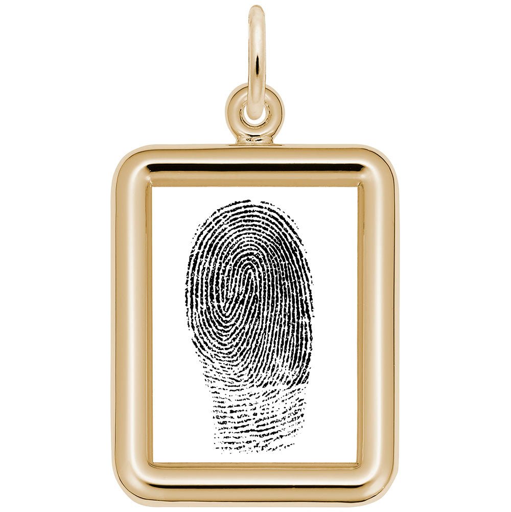 Rembrandt Charms - Vertical Round Corner Rectangle Photoart Charm - 8611 Rembrandt Charms Charm Birmingham Jewelry 