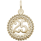 Rembrandt Charms - Victory Number Twenty Five Charm - 2895-025 Rembrandt Charms Charm Birmingham Jewelry 