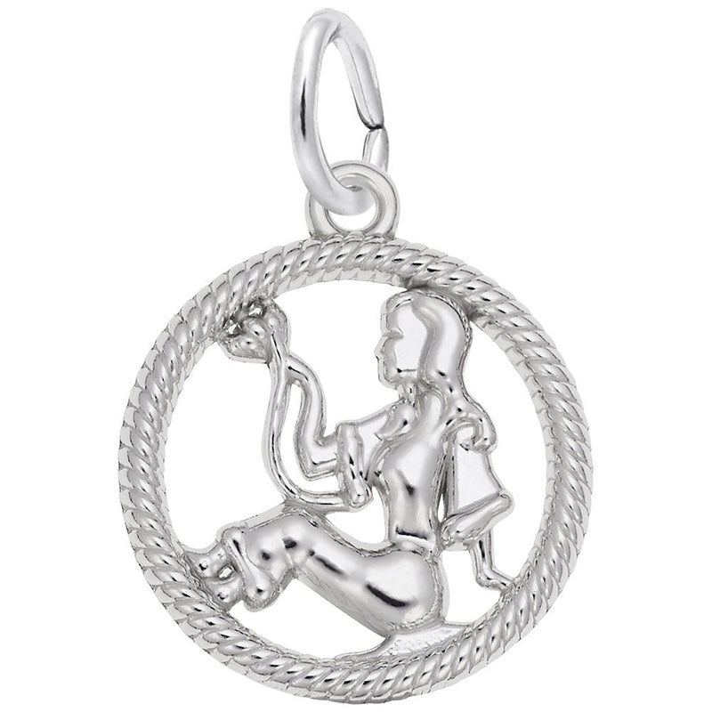 Rembrandt Charms - Virgo Virgin Charm - 4778 Rembrandt Charms Charm Birmingham Jewelry 