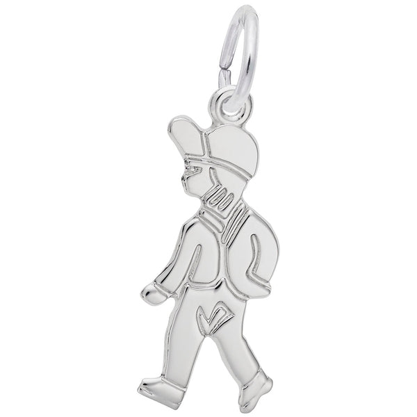 Rembrandt Charms - Walking Boy Charm - 0351 Rembrandt Charms Charm Birmingham Jewelry 