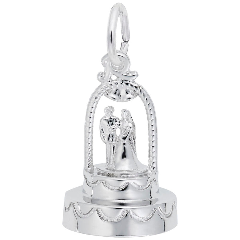 Rembrandt Charms - Wedding Cake Charm - 8165 Rembrandt Charms Charm Birmingham Jewelry 