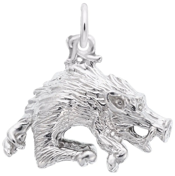 Rembrandt Charms - Wild Boar Charm - 1430 Rembrandt Charms Charm Birmingham Jewelry 