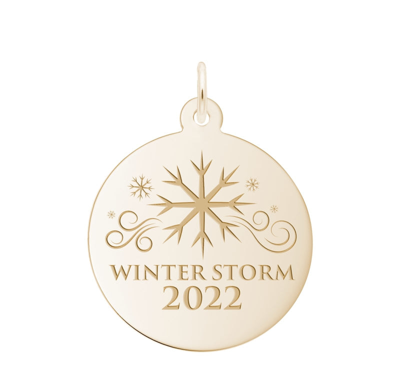 Rembrandt Charms - Winter Storm 2022 Disc - 2100 Rembrandt Charms Charm Birmingham Jewelry 
