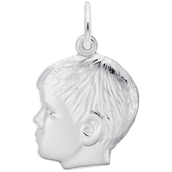 Rembrandt Charms - Young Boy’s Head Charm - 0511 Rembrandt Charms Charm Birmingham Jewelry 