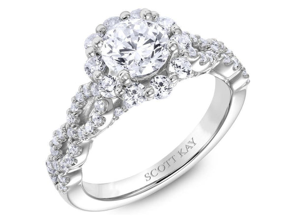 Scott Kay - SK5190 - Namaste SCOTT KAY Engagement Ring Birmingham Jewelry 