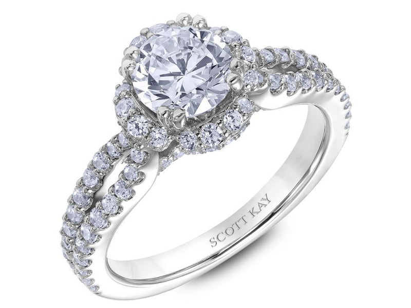 Scott Kay - SK5198 - Heaven's Gates SCOTT KAY Engagement Ring Birmingham Jewelry 