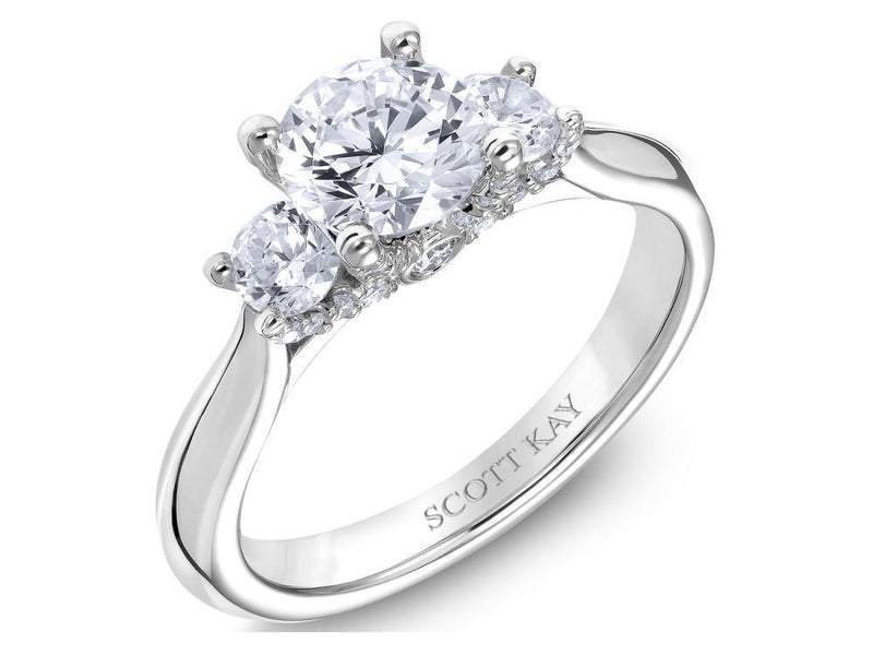 Scott Kay - SK5203 - Crown Setting SCOTT KAY Engagement Ring Birmingham Jewelry 