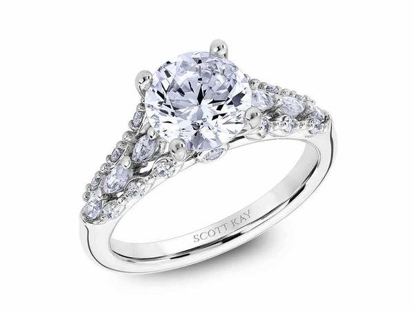Scott Kay - SK5415 - Luminaire SCOTT KAY Engagement Ring Birmingham Jewelry 