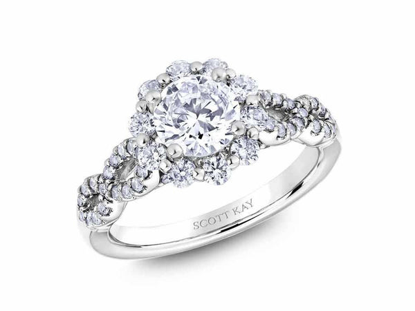 Scott Kay - SK5420 - Namaste SCOTT KAY Engagement Ring Birmingham Jewelry 