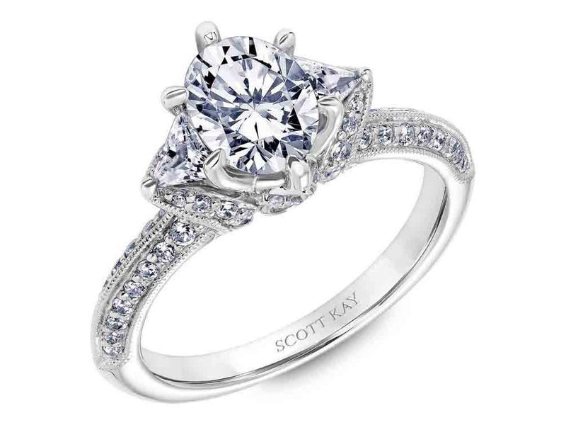 Scott Kay - SK5601 - Luminaire SCOTT KAY Engagement Ring Birmingham Jewelry 