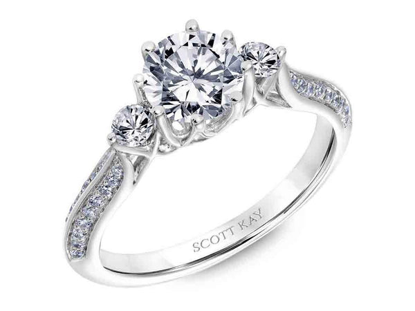 Scott Kay - SK5607 - luminaire SCOTT KAY Engagement Ring Birmingham Jewelry 
