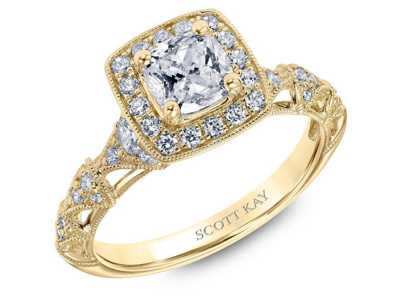 Scott Kay - SK5645 - Heaven's Gates SCOTT KAY Engagement Ring Birmingham Jewelry 