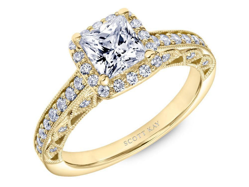 Scott Kay - SK5666 - Heaven's Gates SCOTT KAY Engagement Ring Birmingham Jewelry 