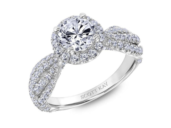 Scott Kay - SK6003 - Namaste SCOTT KAY Engagement Ring Birmingham Jewelry 