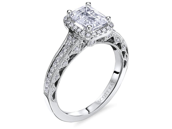 Scott Kay - SK8036 - Heaven's Gates SCOTT KAY Engagement Ring Birmingham Jewelry 