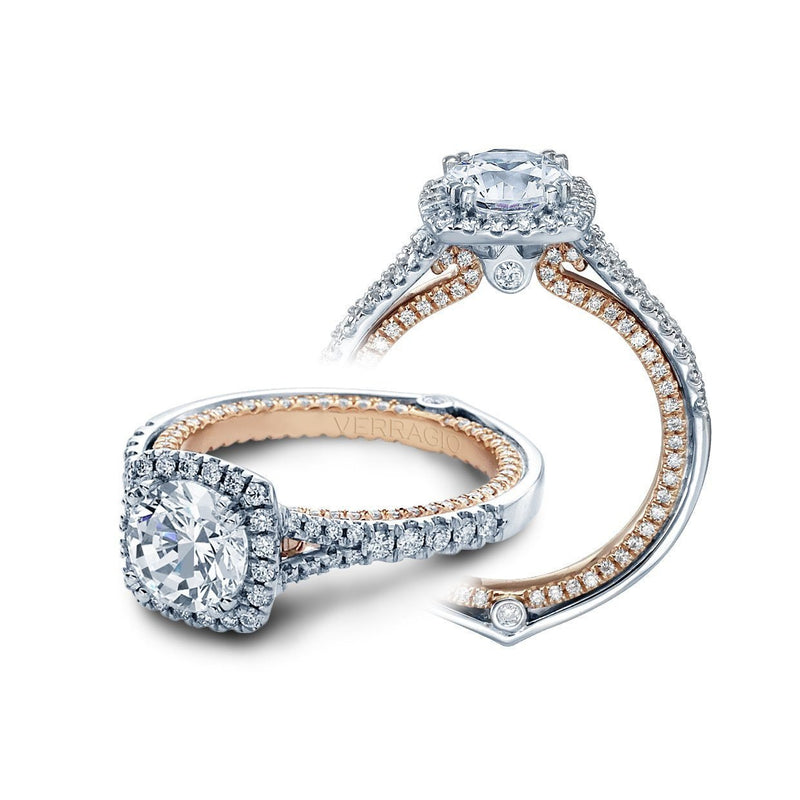 COUTURE-0424DCU-TT VERRAGIO Engagement Ring Birmingham Jewelry Verragio Jewelry | Diamond Engagement Ring COUTURE-0424DCU-TT