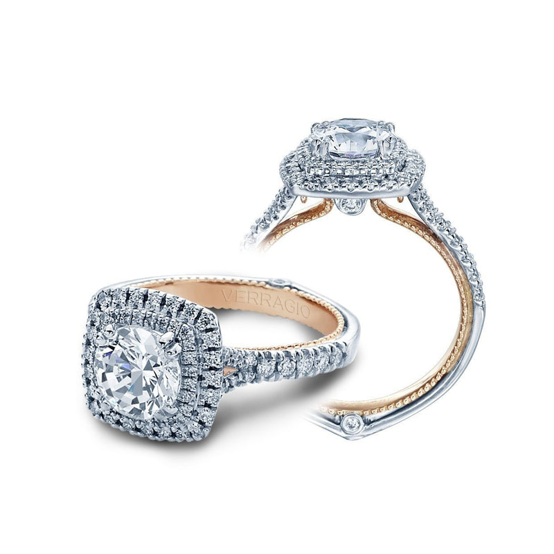 COUTURE-0425CU-TT VERRAGIO Engagement Ring Birmingham Jewelry Verragio Jewelry | Diamond Engagement Ring COUTURE-0425CU-TT