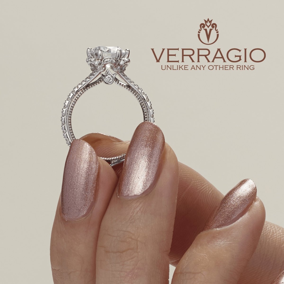 COUTURE-0462R VERRAGIO Engagement Ring Birmingham Jewelry Verragio Jewelry | Diamond Engagement Ring COUTURE-0462R