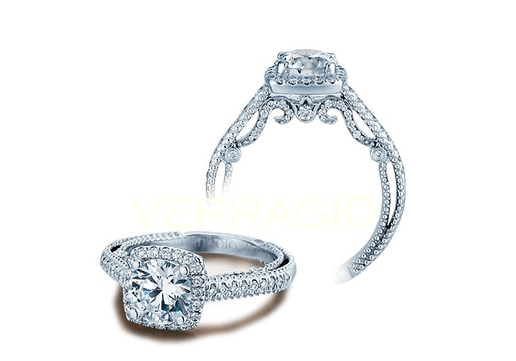 INSIGNIA-7061CU VERRAGIO Engagement Ring Birmingham Jewelry Verragio Jewelry | Diamond Engagement Ring INSIGNIA-7061CU