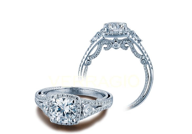 INSIGNIA-7068CU VERRAGIO Engagement Ring Birmingham Jewelry Verragio Jewelry | Diamond Engagement Ring INSIGNIA-7068CU