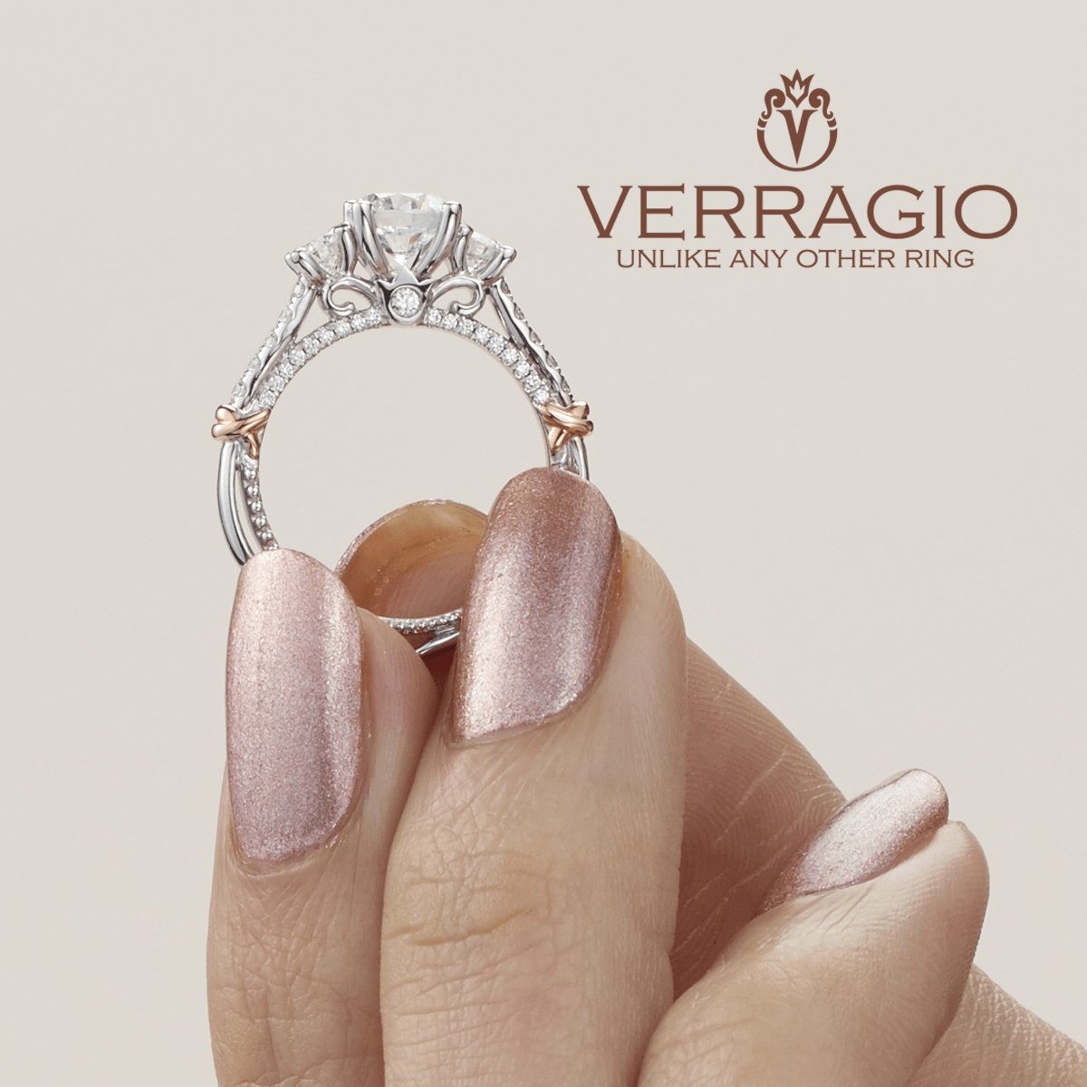 PARISIAN-138R VERRAGIO Engagement Ring Birmingham Jewelry Verragio Jewelry | Diamond Engagement Ring PARISIAN-138R