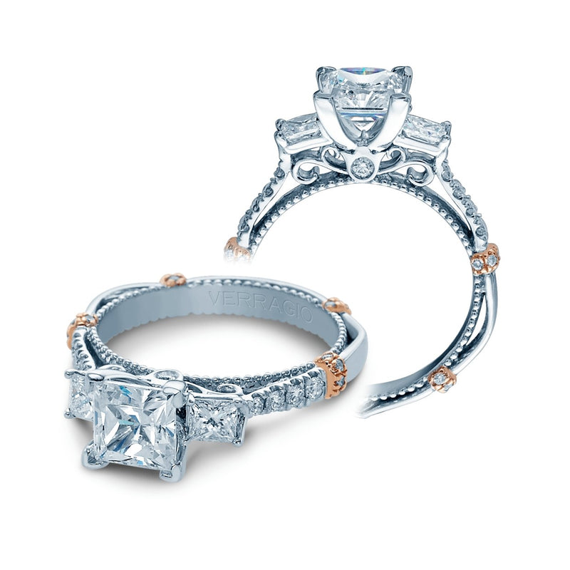 PARISIAN-DL124P VERRAGIO Engagement Ring Birmingham Jewelry Verragio Jewelry | Diamond Engagement Ring PARISIAN-DL124R-GL