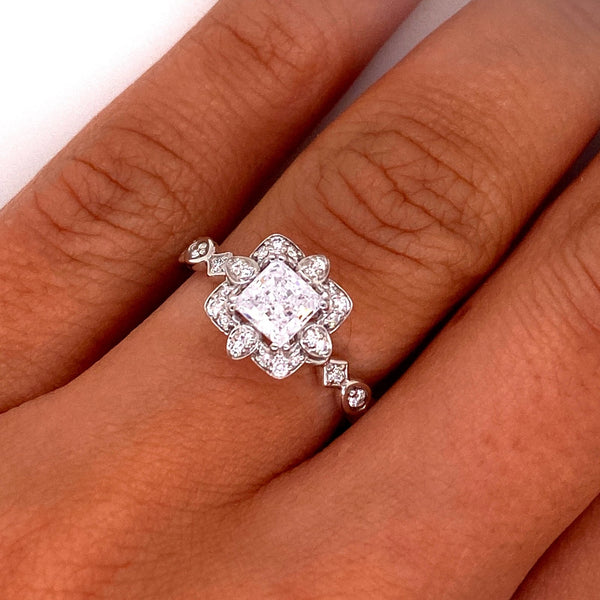 RENAISSANCE-979-CP (White) VERRAGIO Engagement Ring Birmingham Jewelry 