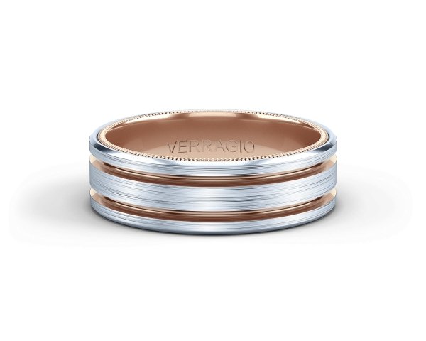 VW-7114 VERRAGIO Men's Wedding Band Birmingham Jewelry 