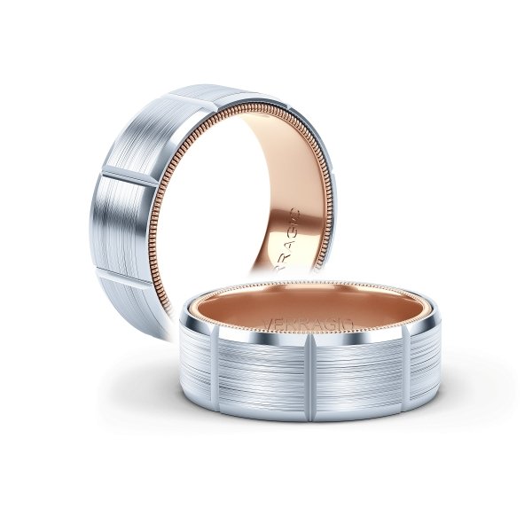 VW-8106 VERRAGIO Men's Wedding Band Birmingham Jewelry 