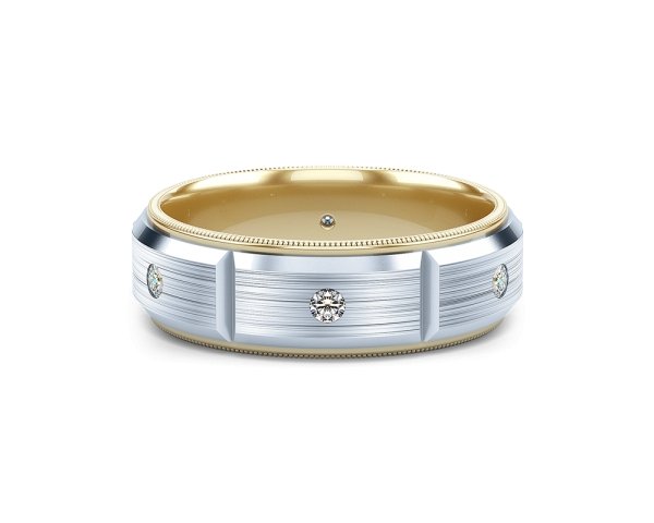 VWD-7912 VERRAGIO Men's Wedding Band Birmingham Jewelry 