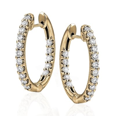 ZEGHANI - ZE221 Rio ZEGHANI Hoop Earrings Birmingham Jewelry 
