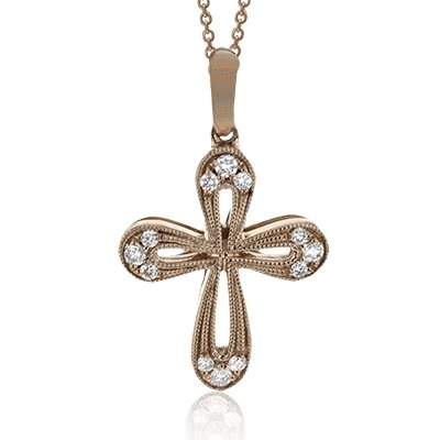 ZEGHANI - ZP464 ZEGHANI Cross Pendant Birmingham Jewelry 
