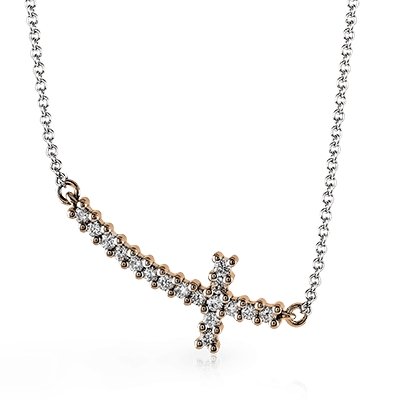 ZEGHANI - ZP637 ZEGHANI Cross Pendant Birmingham Jewelry 