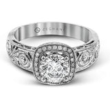 ZEGHANI - ZR1070 ZEGHANI Engagement Ring Birmingham Jewelry 