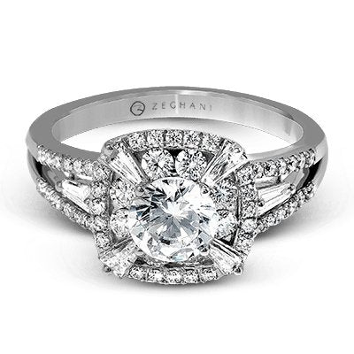 ZEGHANI - ZR1192 Luxembourg ZEGHANI Engagement Ring Birmingham Jewelry 